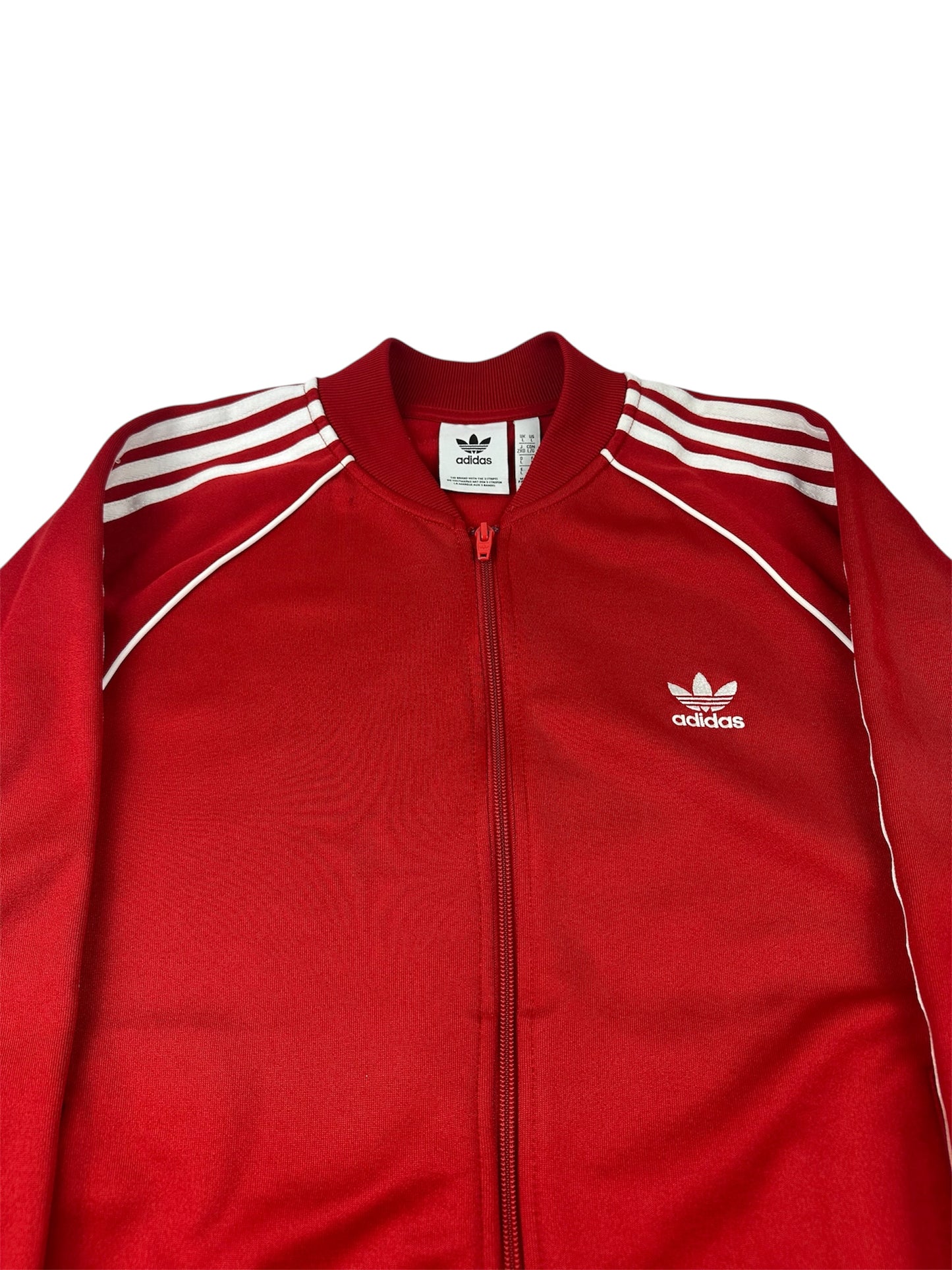 Adidas trackjacket rot L
