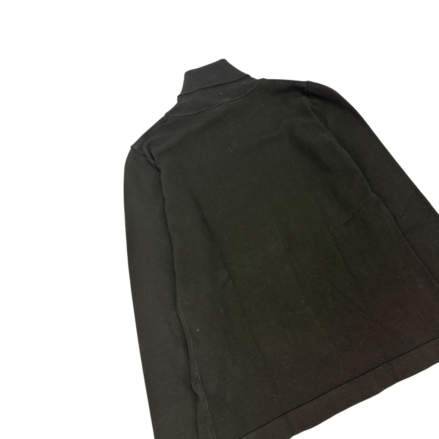 Vintage Jean Paul Gaultier Rollkragen Pullover schwarz Gr. Damen S