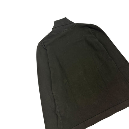 Vintage Jean Paul Gaultier Rollkragen Pullover schwarz Gr. Damen S