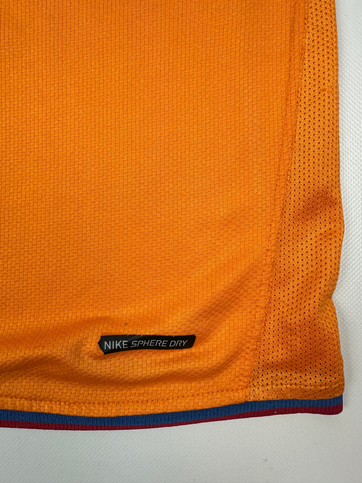 Vintage Nike Barcelona Fußballtrikot orange M