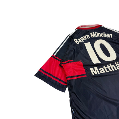Vintage FC Bayern Fußballtrikot Matthäus dunkelblau Gr. XL