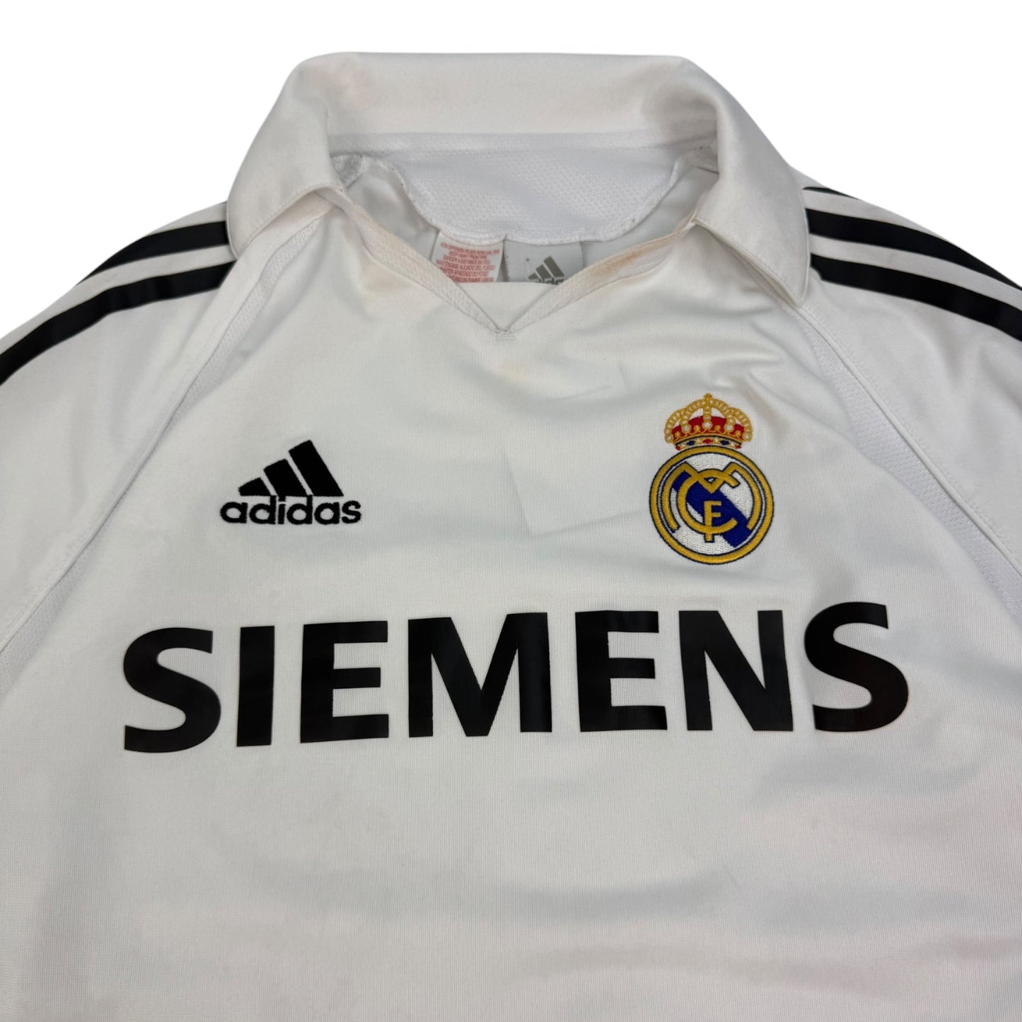 Vintage Adidas Real Madrid Fußballtrikot weiß Gr. 176