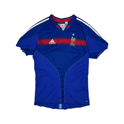 Vintage Adidas Frankreich Trikot blau/rot Gr. S