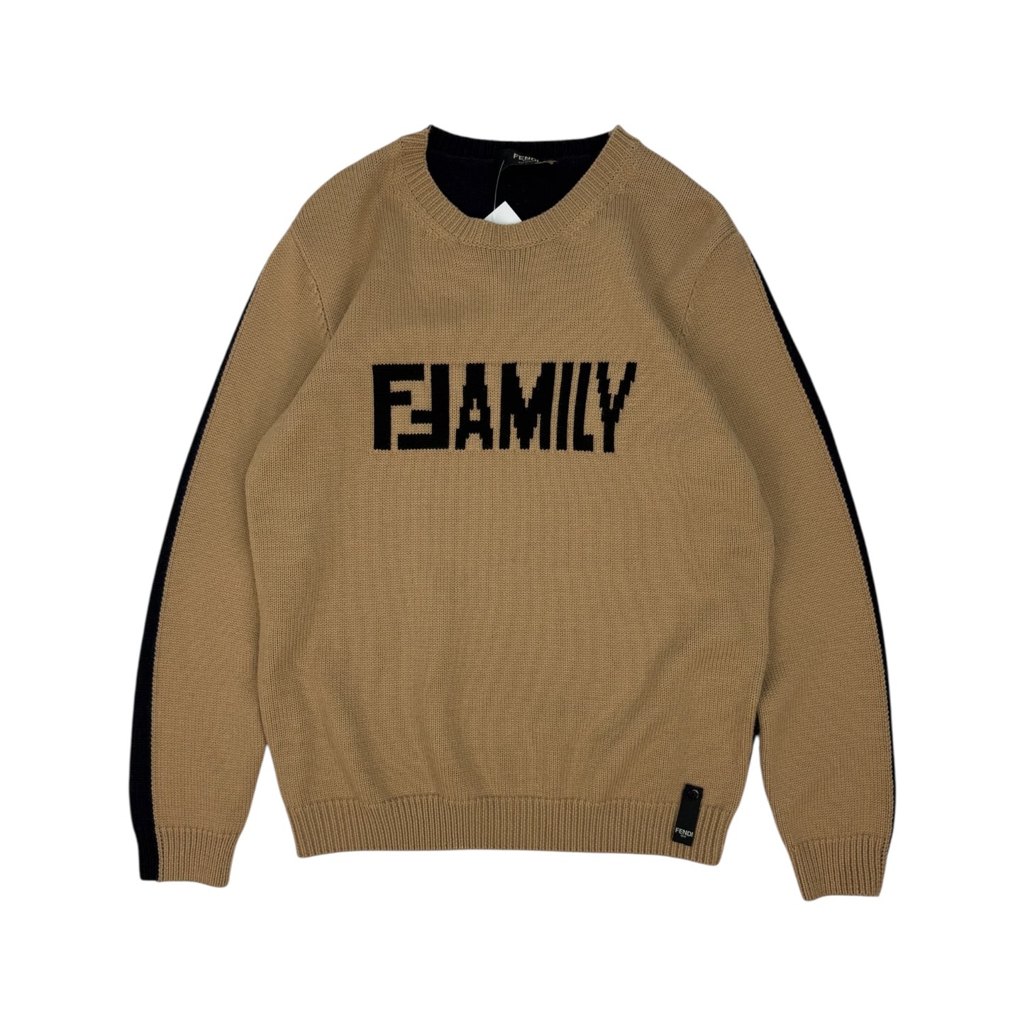 Fendi Pullover schwarz / braun Gr. 52