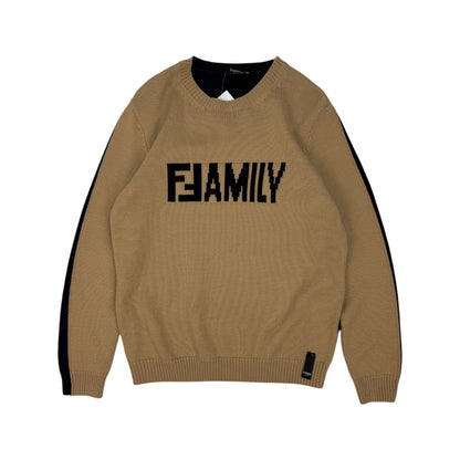 Fendi Pullover schwarz / braun Gr. 52