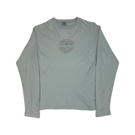 Vintage Armani Longsleeve hellblau Damen M