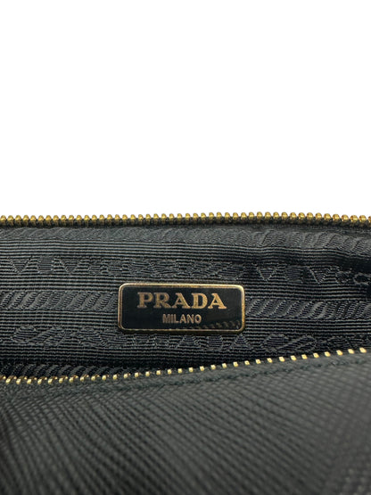 Prada Umhängetasche schwarz/gold