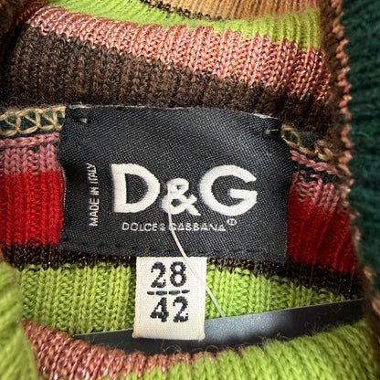 Vintage Dolce & Gabbana Pullover bunt Gr. 42