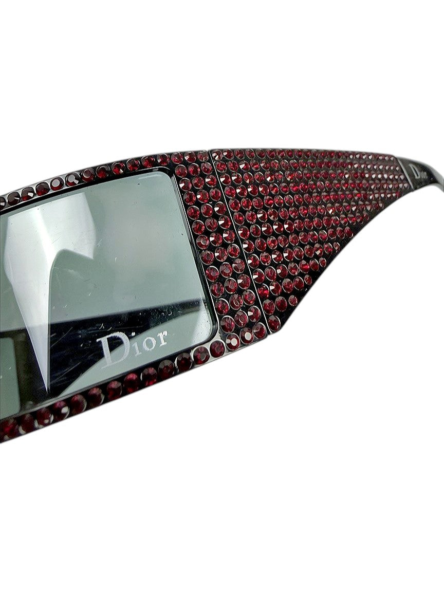 Archive Christian Dior X Swarowski "PUNK" by Galliano SS2003 rot