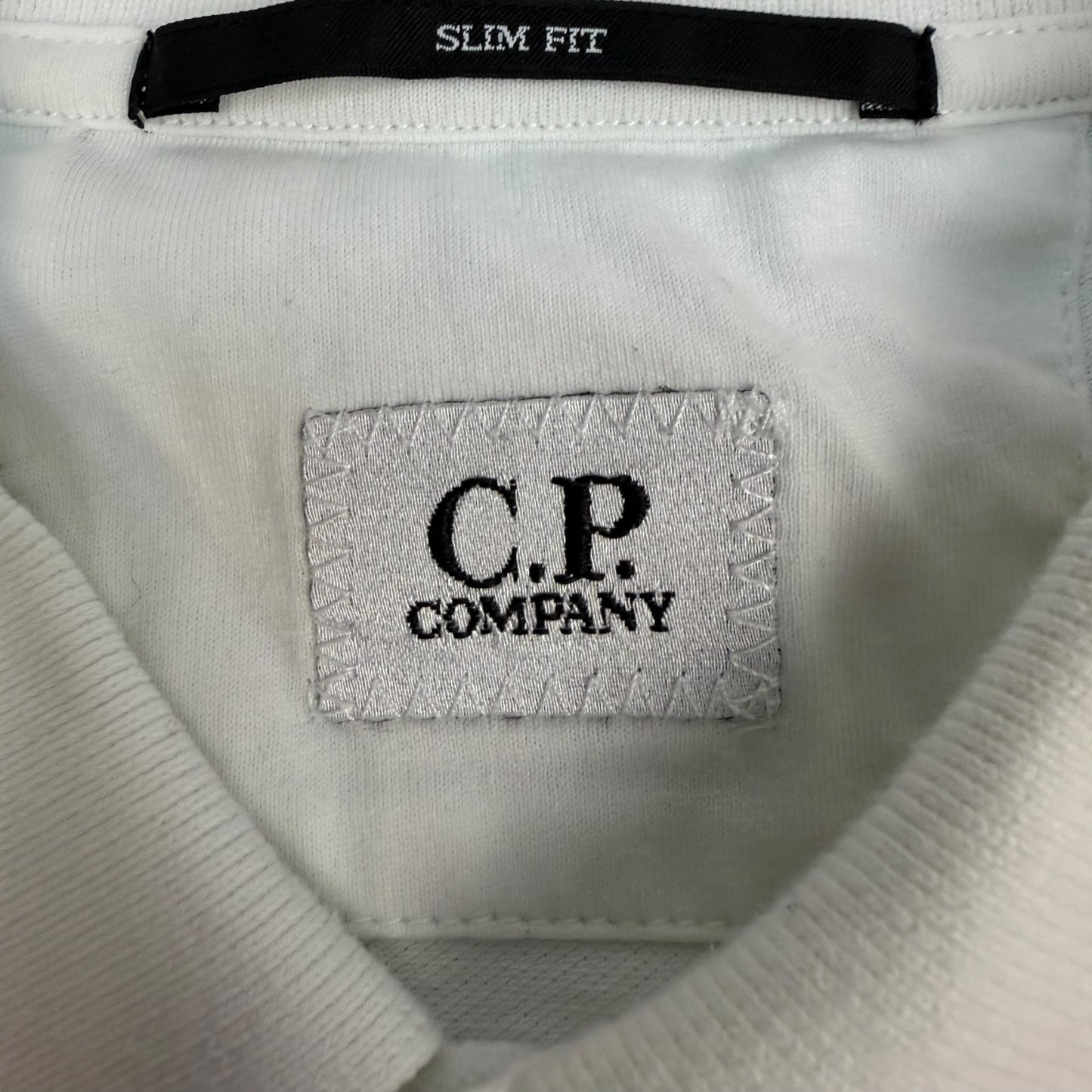 C.P. Company Polohemd weiß S
