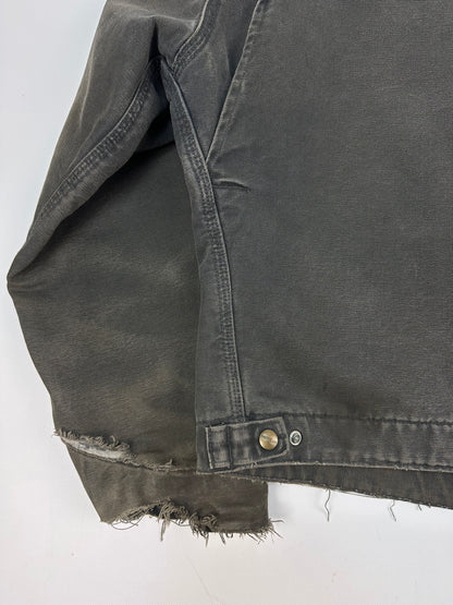 Vintage Carhartt Detroit Jacke grau/braun Gr. XXL