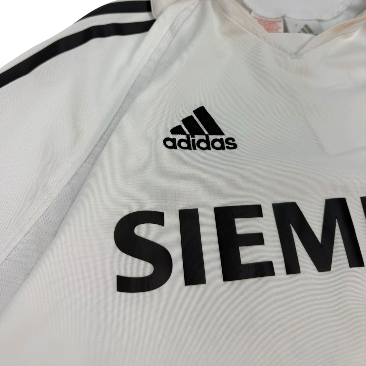 Vintage Adidas Real Madrid Fußballtrikot weiß Gr. 176