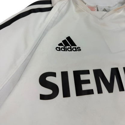 Vintage Adidas Real Madrid Fußballtrikot weiß Gr. 176