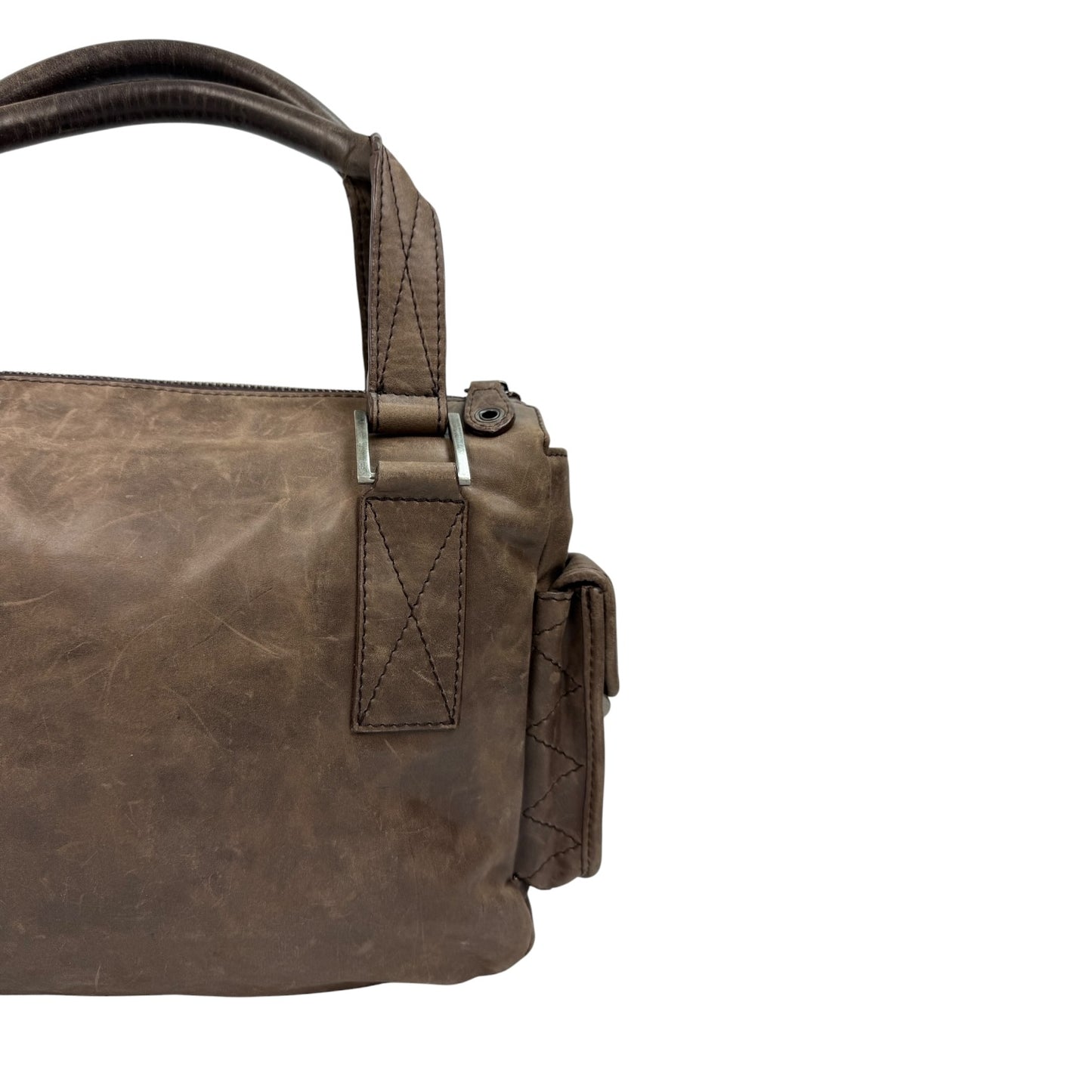Vintage Christian Dior Rebelle Handtasche braun