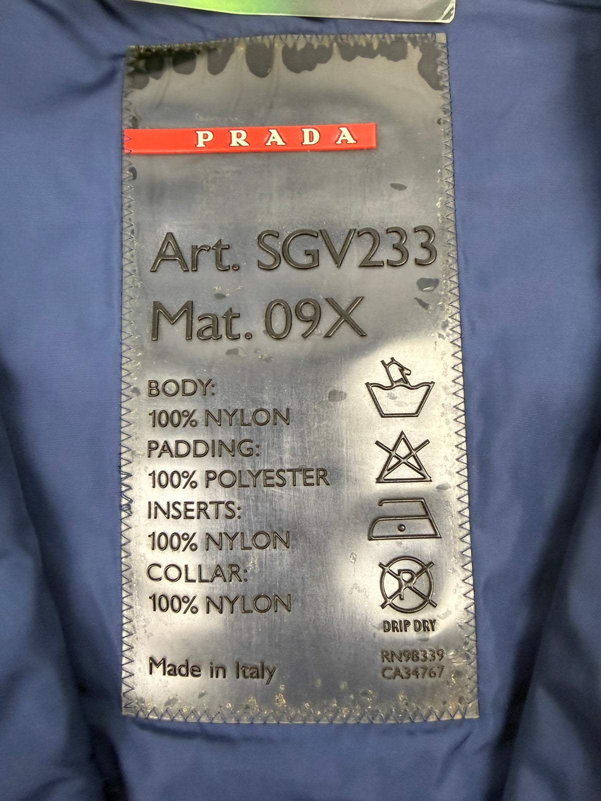 Archive Prada Jacke