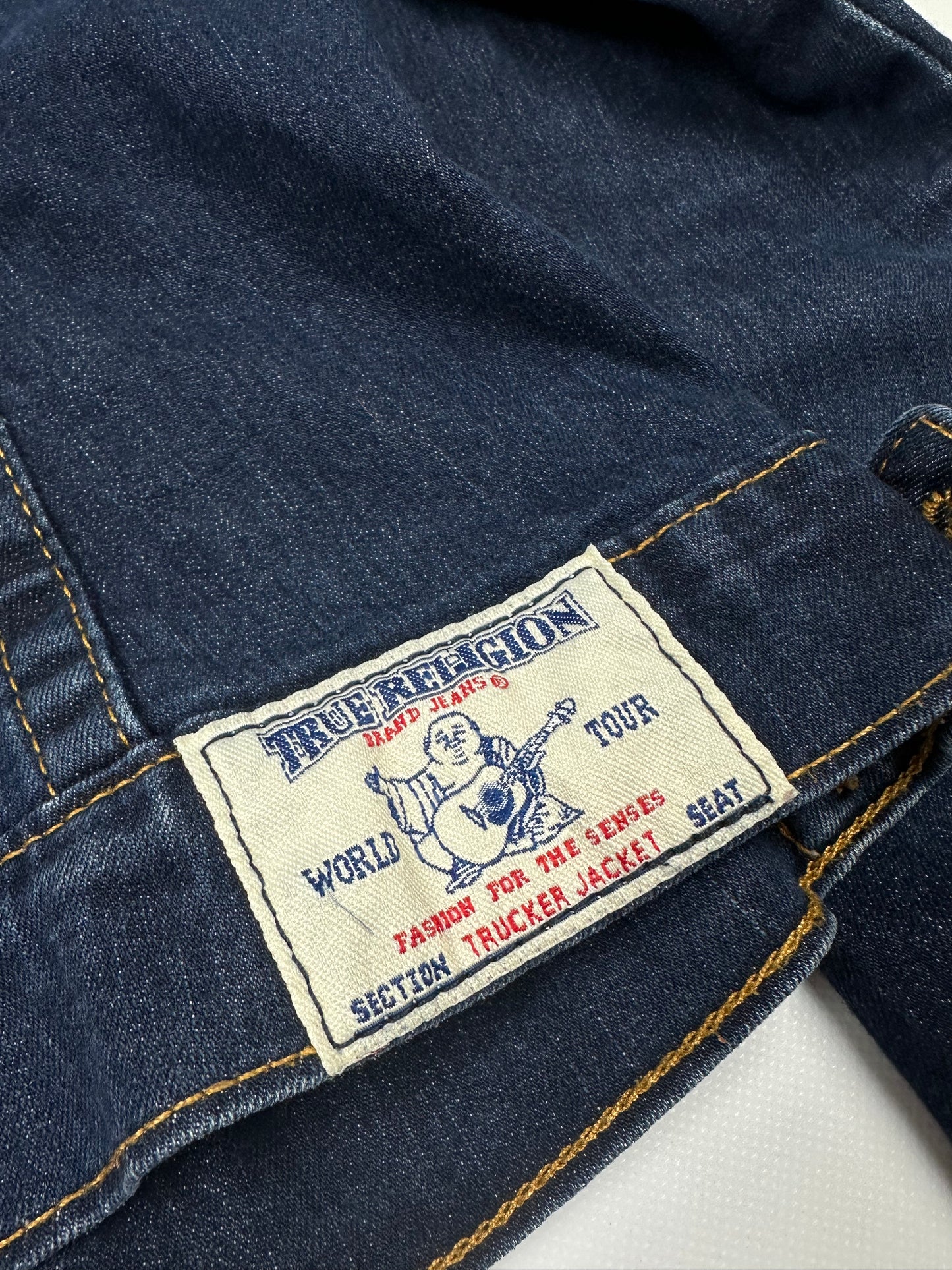 Vintage True Religion denim jacket blue S