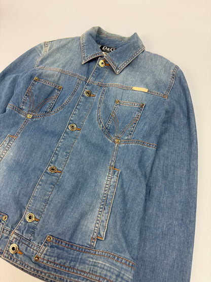 Vintage Dolce & Gabbana Jeansjacke blau Gr. M