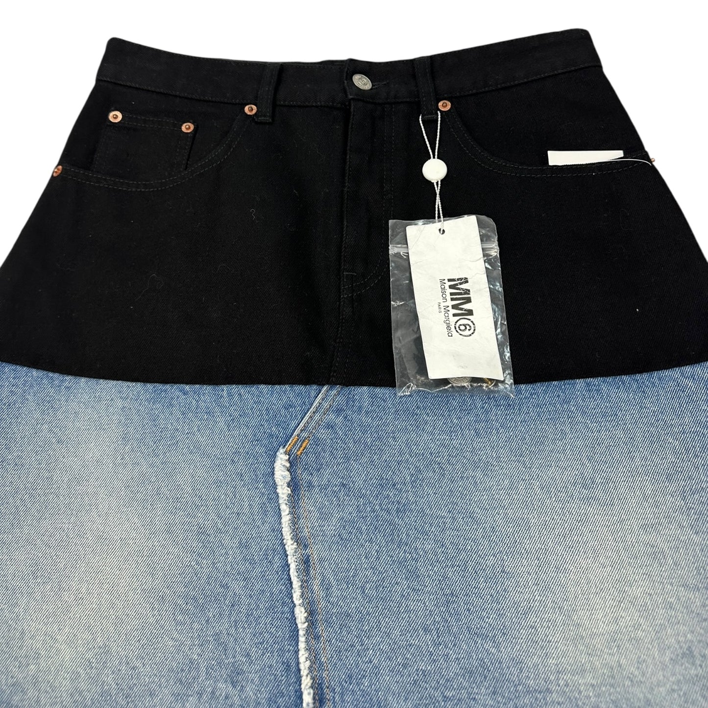 Masion Margiela Denim Rock schwarz / blau 42