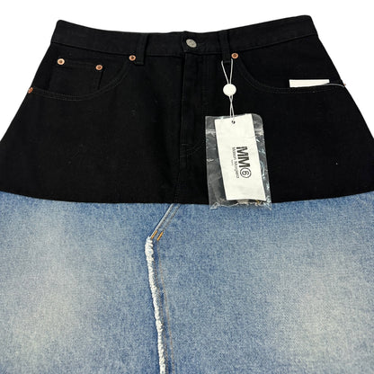 Masion Margiela Denim Rock schwarz / blau 42