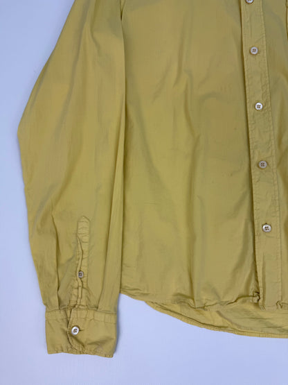 Vintage Prada Hemd gelb Gr. 43