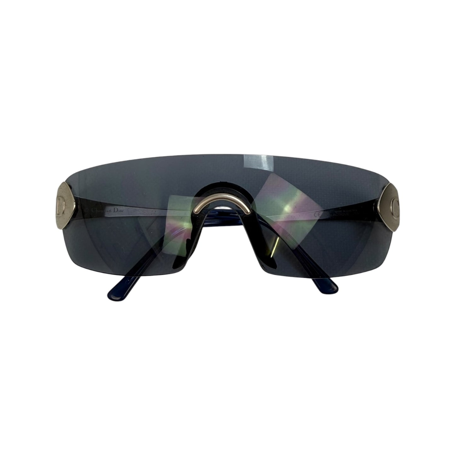 Vintage Christian Dior Sonnenbrille Silber