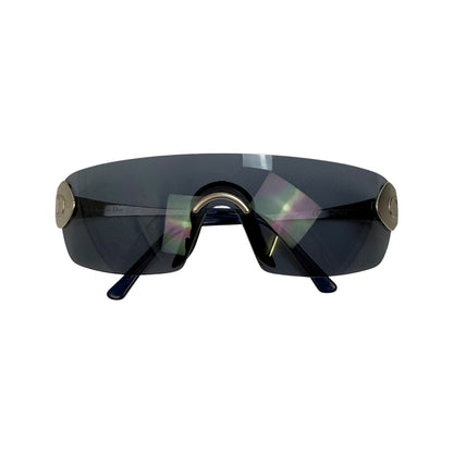 Vintage Christian Dior Sonnenbrille Silber