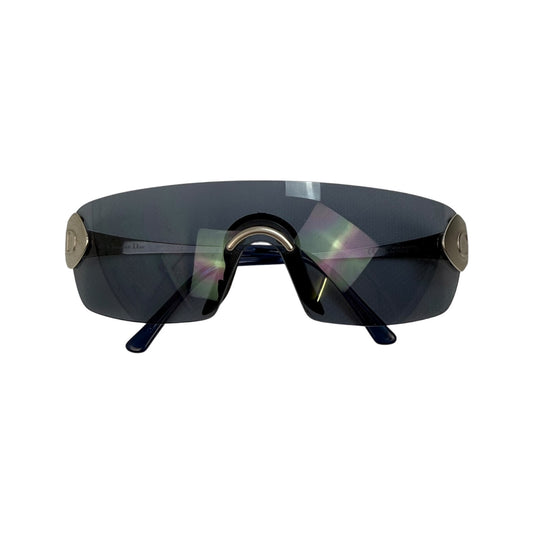 Vintage Christian Dior Sonnenbrille Silber