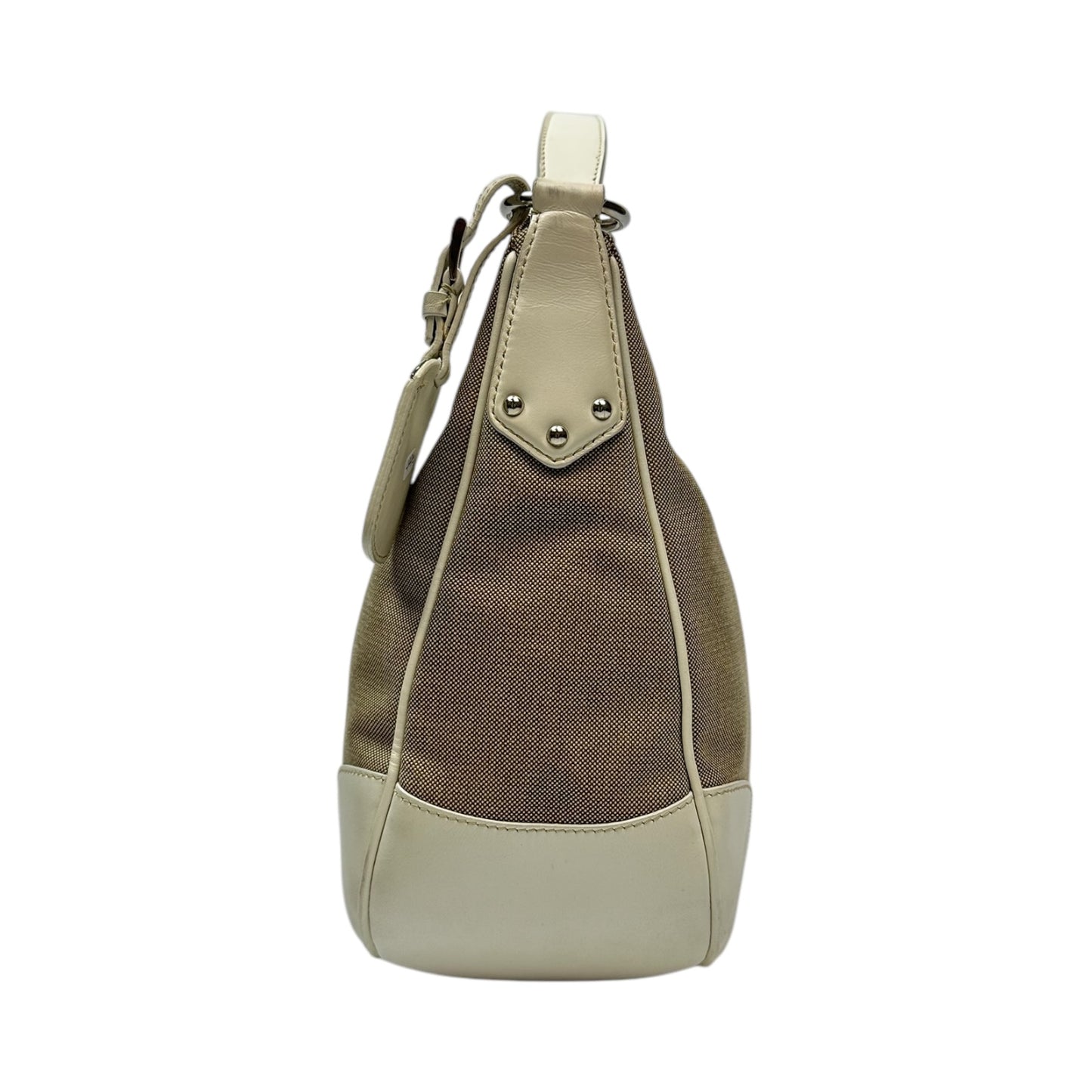 Prada Jacquard Handtasche beige/braun