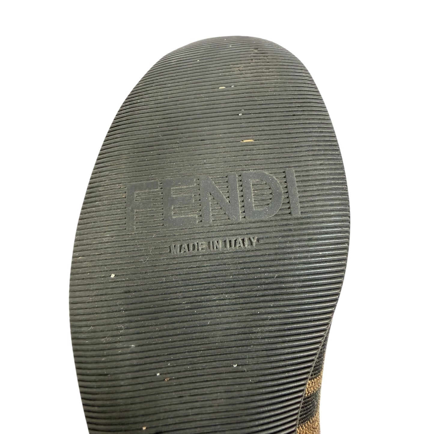 Vintage Fendi Ballerinas braun / schwarz Gr. 36