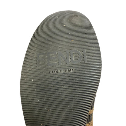 Vintage Fendi Ballerinas braun / schwarz Gr. 36