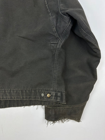 Vintage Carhartt Detroit Jacke grau/braun Gr. XXL
