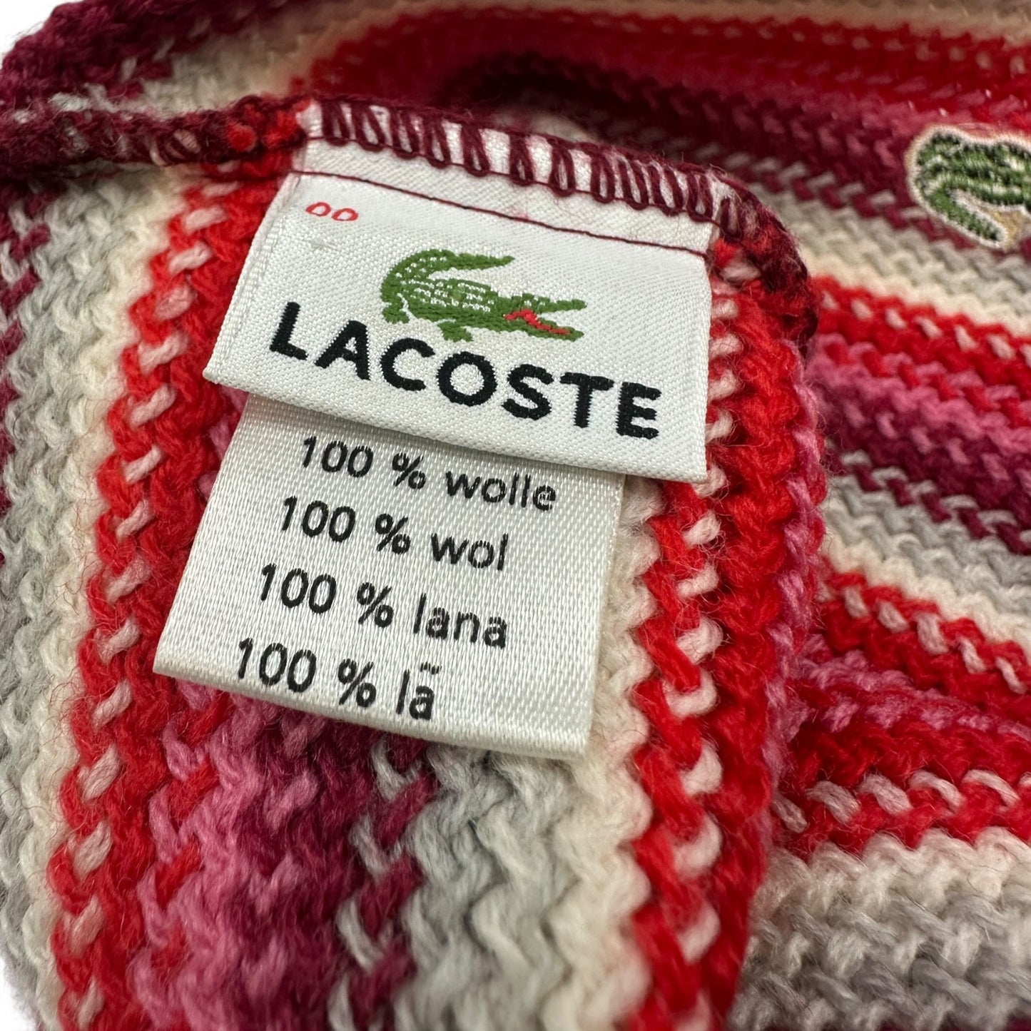 Vintage Lacoste Beanie pink