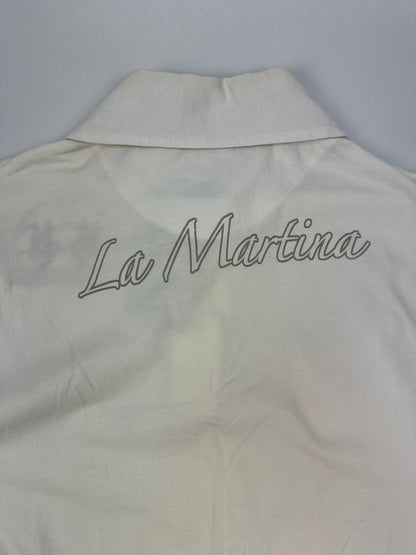 Vintage La Martina Polohemd weiß XXL