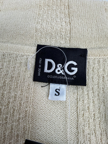 Vintage Dolce & Gabbana T-Shirt beige Gr. S