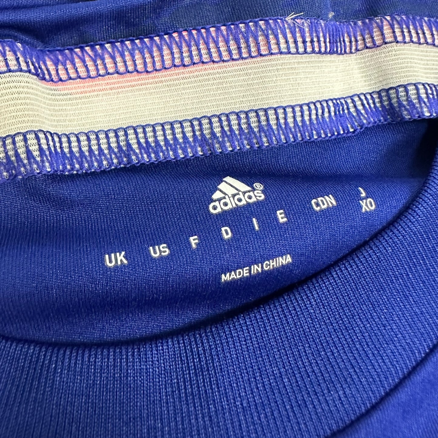 Vintage Adidas Japan Fußball Trikot rot / blau L