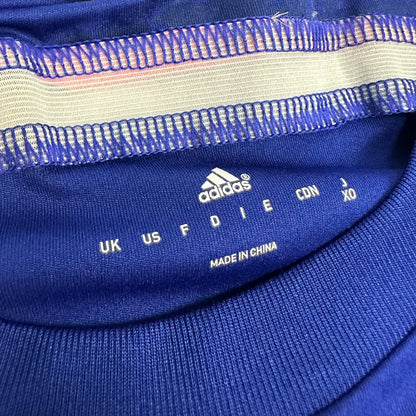 Vintage Adidas Japan Fußball Trikot rot / blau L