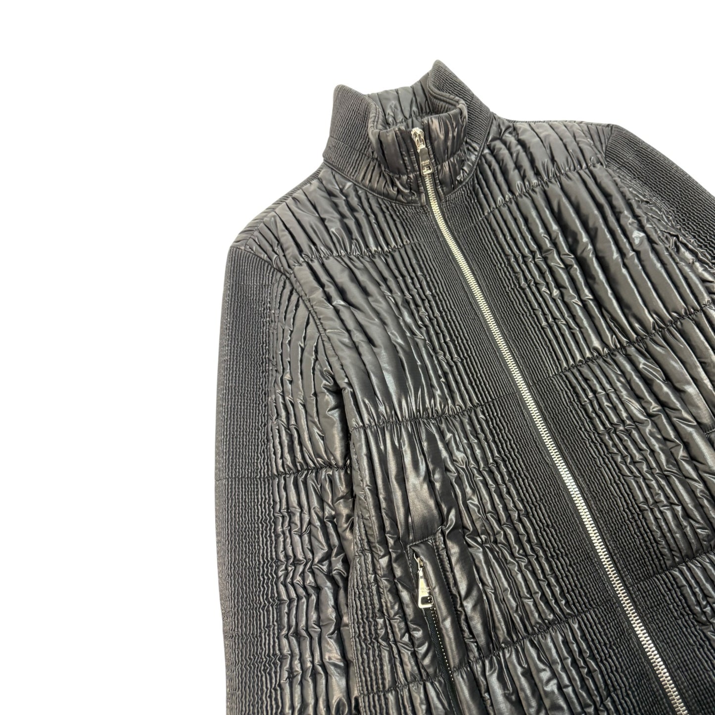 Vintage Prada Nylon Jacke schwarz Gr. 54 / L