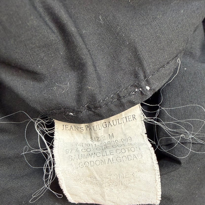 Vintage Jean Paul Gaultier Hemd schwarz Gr. Damen M