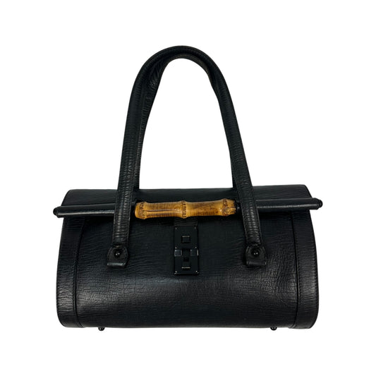 Vintage Gucci Bambo Handtasche schwarz