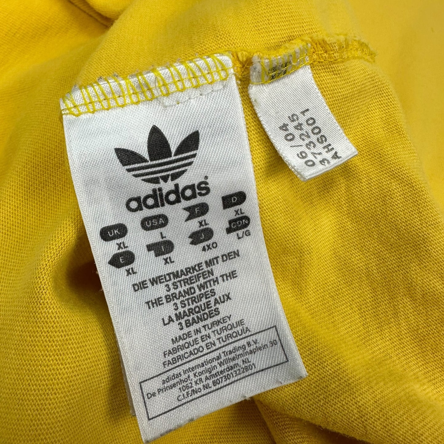 Vintage Adidas Longsleeve gelb / grün XL