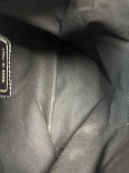 Vintage Prada Nylon Messenger Umhängetasche schwarz