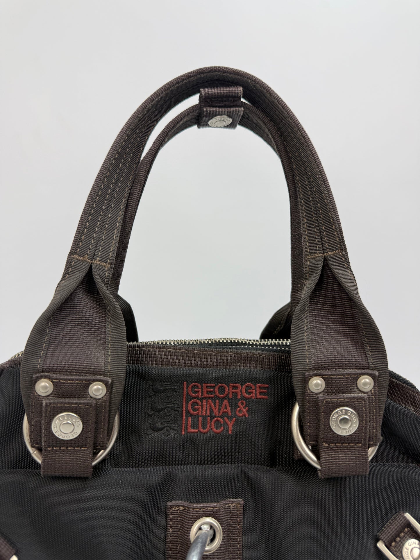 GG&L Handtasche Scandybabyan Schwarz / Braun