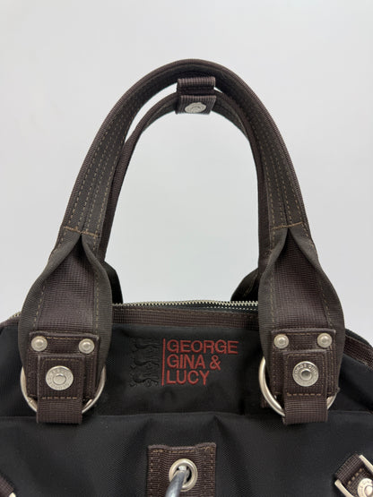 GG&L Handtasche Scandybabyan Schwarz / Braun