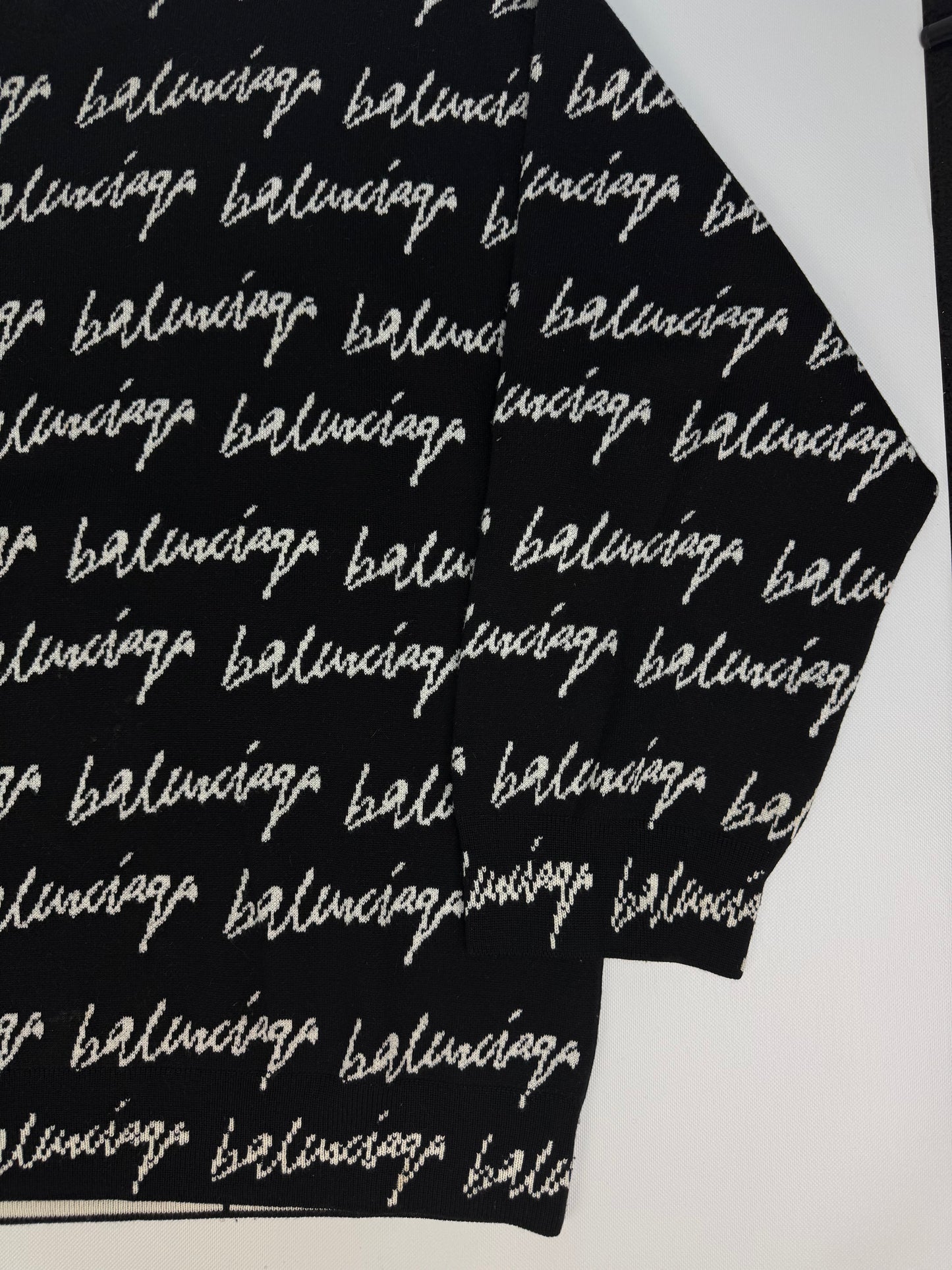 Balenciaga Pullover schwarz / weiß Gr. Frauen XL