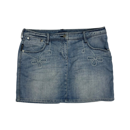 Vintage Armani Jeans Rock blau 46