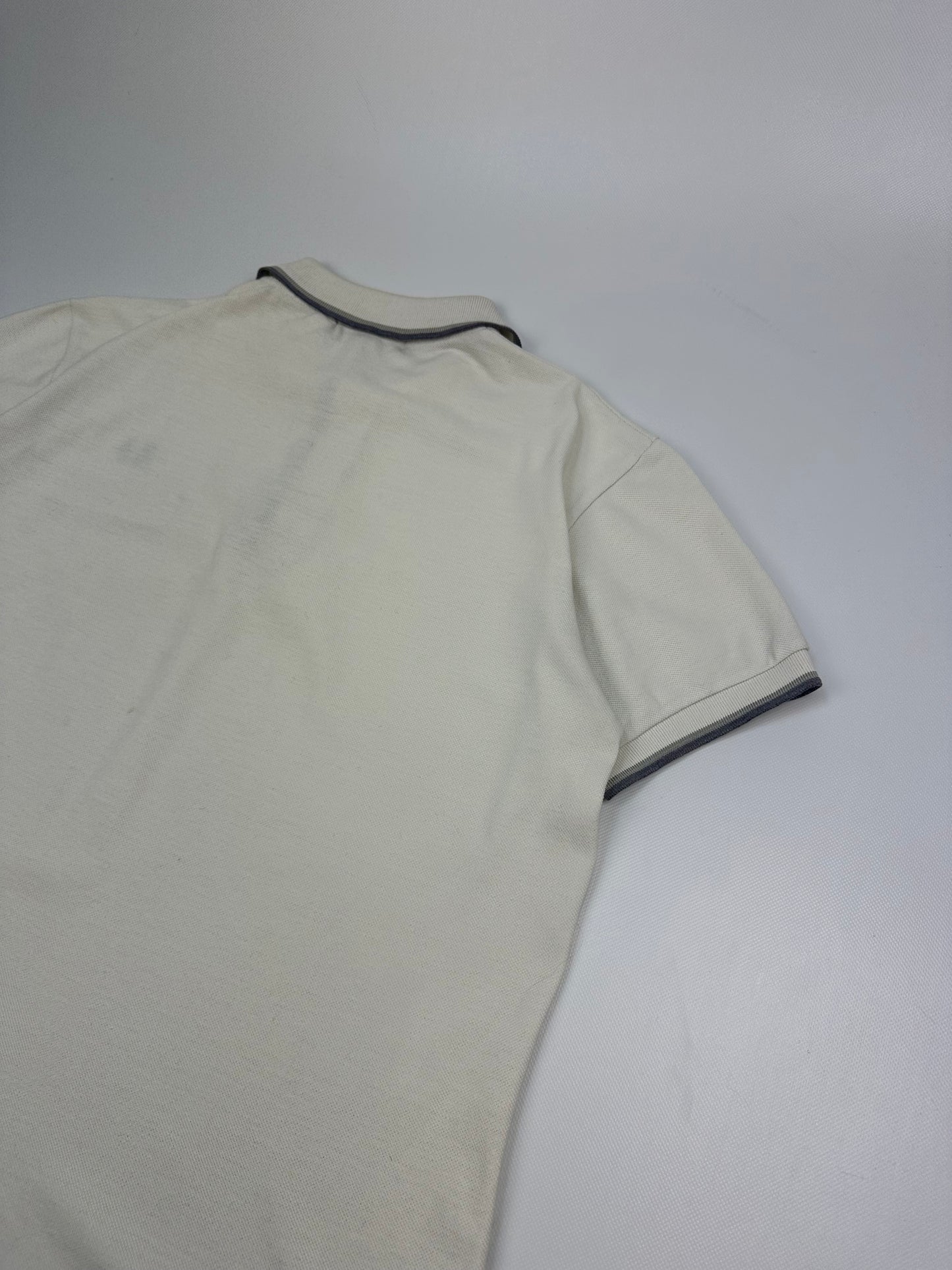 Vintage Fred Perry Polohemd weiß/creme Gr. XL