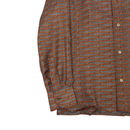 Vintage Hermes Hemd orange Gr. M