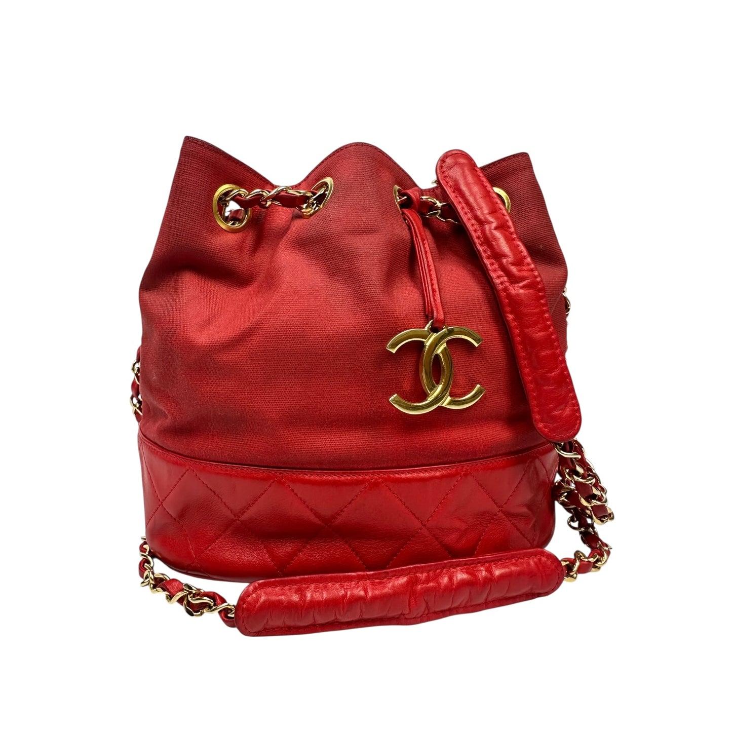 Vintage Chanel Handtasche rot