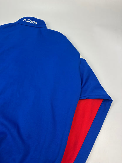 Vintage Adidas F.C. Bayern München Trackjacket blau/rot Gr. L