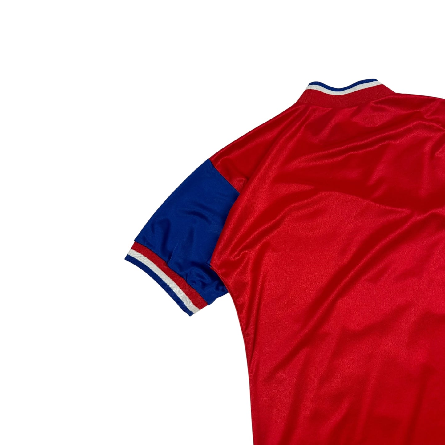 Vintage Adidas F.C. Bayern Fußball Trikot rot / blau M